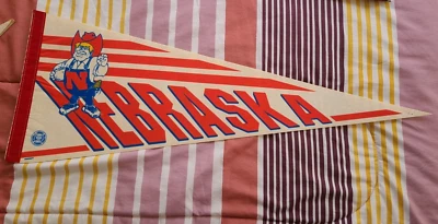 NEBRASKA CORNHUSKER FELT PENNANT WINCRAFT 12 x 30 - Image 1 of 2