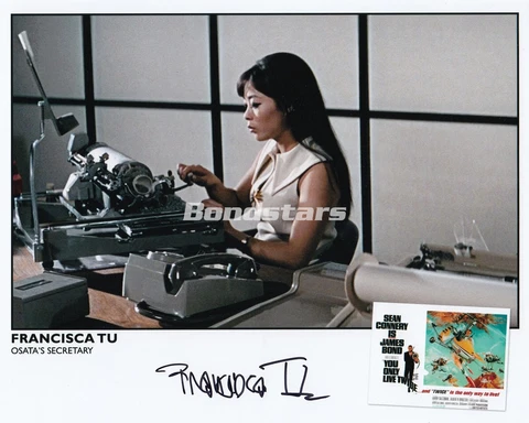 JAMES BOND - Francisca Tu Signed Photograph - YOU ONLY LIVE TWICE #1 Cover