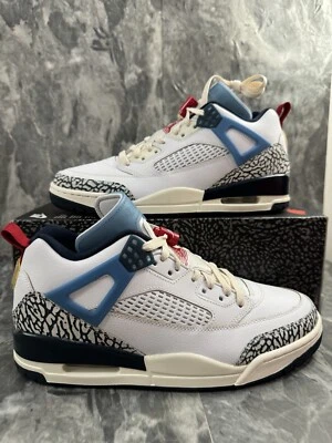 Nike Jordan Spizike Low HM3712 164 White Gym Red Navy Men Size 9 - Image 1 of 4