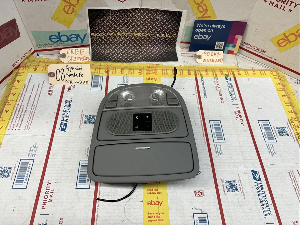 07-12 HYUNDAI SANTA FE OVERHEAD DOME MAP LIGHT INTERIOR STORAGE oe # 92800-2BXXX - Image 1 of 4