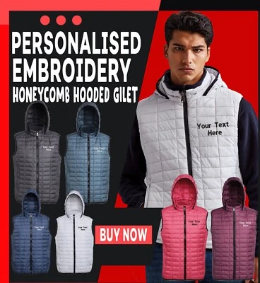 Gilet Con Cappuccio Personalizzato Ricamato 2786 Honeycomb Full-Zip TS024 Foto 1 de 4