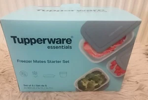 NEU 5 er Tupperware Eis-Kristall Set 2 x 450 ml 2 x 1,1 L &1 L Gefrierbehälter - Bild 1 von 4