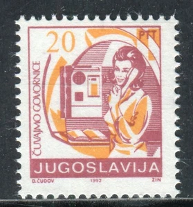 2520 - Yugoslavia 1992 - Telephone booth - Regular Stamps - MNH Set - Picture 1 of 2