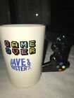 DAVE &amp; BUSTER&#39;S Video GAME OVER PS2 Controller Handle ARCADE 14oz Coffee MUG CUP