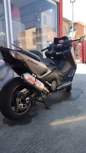 TMAX YAMAHA 530 500 MARMITTA COMPLETA TERMINALE SCARICO 46 cm RACING t max - Foto 1 di 3