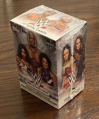 2021 Topps WWE Wrestling Trading Cards Blaster Box - 77 Cards / 1 Relic 🔥 - Image 1 of 4