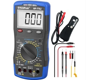 Automotive Digital Multimeter & Engine Analyzer Dwell Tacho Volt RPM Clamp Meter - Picture 1 of 12