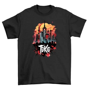 Camiseta Tokyo Landscape Anime Skyline - ¡Vibraciones japonesas incluidas! Camiseta divertida, - Imagen 1 de 46