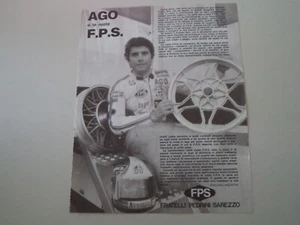 advertising Pubblicità 1977 RUOTE FPS FRATELLI PEDRINI SAREZZO GIACOMO AGOSTINI - Picture 1 of 1