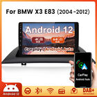 Fr BMW x3 E83 2004-2012 Carplay Autoradio 9" Android 12 GPS NAVI WIFI SWC DAB+