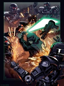 Star Wars: The Mandalorian Masterhood Skywalker Dual Lithograph 18x24 #295 NEW - Picture 1 of 1