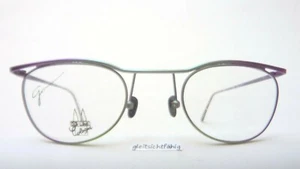 Damenbrille/Brillen lila-grün verlaufend Balkenbrille ausgefallenes Design GR/M - Bild 1 von 5