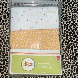 Body bambino manica lunga Circo nuovo con etichetta - confezione da 3 taglie: 3 - 6 mesi - Foto 1 di 4