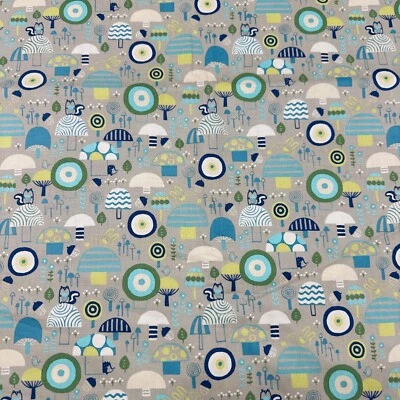 18" x 21" Fat Quarter FQ Algodón + Acero Mori No Tomodachi Tela de Algodón Hitomi Foto 1 de 3