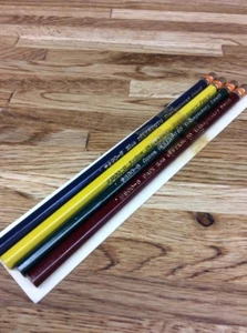 Instructo 1966 Color Transparency Pencils Quantity 4-Blue. Yellow, Green & Red - Picture 1 of 4