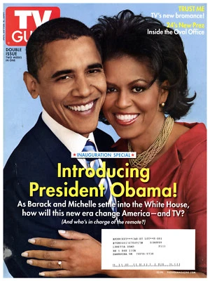 TV Guide January 26-February 8 2009 Barack Michelle Obama Eric McCormack  - Image 1 of 3