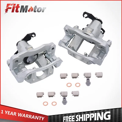 Rear Left + Right Brake Calipers For Dodge Grand Caravan Chrysler Town & Country - Image 1 of 4