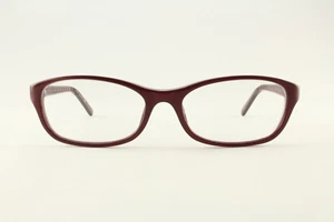 Authentic Chanel 3143 c.1078 53mm Burgundy Cat Eye Frames Glasses Italy - Picture 1 of 5