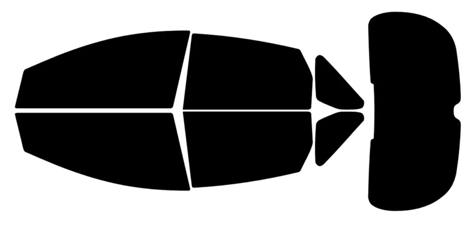 Tinte de ventana para Ford Focus 4 puertas escotilla 2015-2018 kit de película nano cerámica precortada Foto 1 de 4