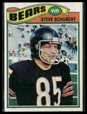 1977 Topps #502 Steve Schubert Chicago Bears Rookie - Image 1 of 2