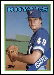 Topps #672 1988 John Davis - Imagen 1 de 2
