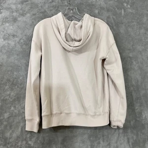 ABERCROMBIE KIDS 90’s Y2K SWEATSHIRT HOODIE  13/14 Tan front pockets embroidered - Picture 1 of 11
