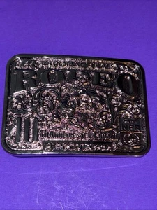 2015 40th Anniversary Hesston Rodeo Belt Buckle Montana Silversmiths Silver tone - Imagen 1 de 6