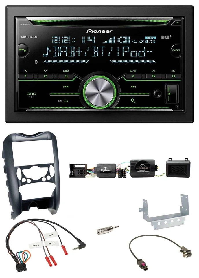Pioneer Bluetooth Lenkrad DAB 2DIN USB CD Autoradio für Mini Cooper 06-14 Parkse - Bild 1 von 4