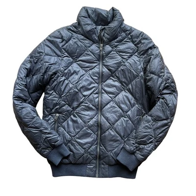 Patagonia Prow Bomber Jacket Down Diamond Quilted Puffer Black Size XS 28105 - Image 1 of 4