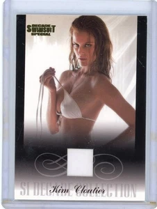KIM CLOUTIER 2012 SPORTS ILLUSTRATED SI SWIMSUIT #KCM WHITE BIKINI RELIC CARD - Picture 1 of 2