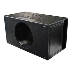 QBOMB Single 15" Slot Ported Subwoofer Enclosure Speaker Box - 3.85 cu.ft. - Picture 1 of 5