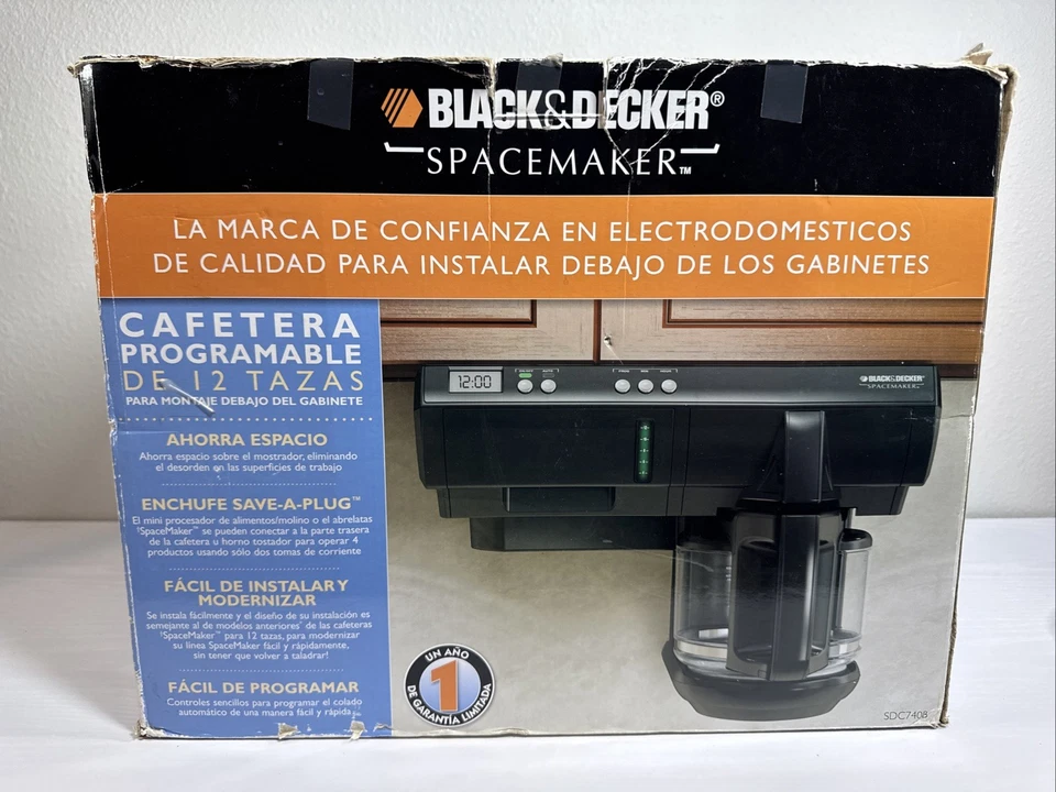 Black & Decker Spacemaker 12 Cup Under Cabinet Coffee Maker SDC740B New Open Box - Image 1 of 4