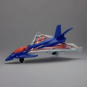 Matchbox Flight Strike Diecast Jet Aircraft Toy Tailandia 2011 azul gris - Imagen 1 de 13
