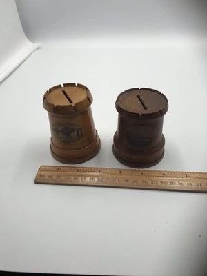 Two Mauchline Ware Castle Banks - Image 1 of 4