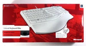 Vintage Microsoft Natural Keyboard Elite Wired A1100337 2010 - NEW & SEALED - Picture 1 of 20