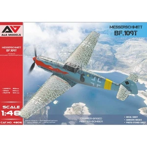 Messerschmitt Bf.109T German Aicraft Plastic Model kit 1:48 AAM4806 A&A Models - Picture 1 of 10