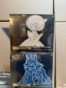 Pokemon Center Sealed Elite Trainer Box Mega Evolution Lucario & Gardevoir ETB - Bild 1 von 2