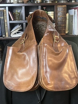 Bolso de montar clásico de cuero Scully Wahmaker para hombre talla única buen estado Foto 1 de 4
