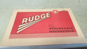 1936 RUDGE Motorcycles Sales Booklet - ULSTER , SPECIAL , RAPID - Picture 1 of 10