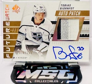 2019-20 Upper Deck SP Authentic Tobias Bjornfot Future Watch Auto Patch /100 RC - Picture 1 of 2