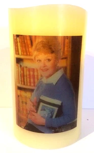 MURDER SHE WROTE Jessica Fletcher ELECTRONIC FLICKERING CANDLE Angela Lansbury - Imagen 1 de 1