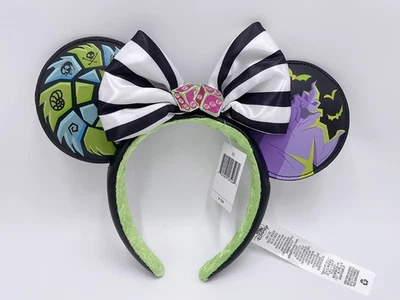 Disney 2025 Minnie Ears Glow In The Dark Nightmare Oogie Boogie Bash Headband - Image 1 of 4