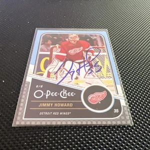 Jimmy Howard Signed Card - Picture 1 of 1
