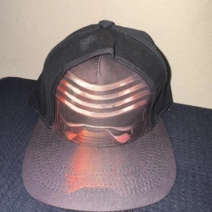 Star Wars Kylo Ren SnapBack Flat Brim Bill Hat NWT - Picture 1 of 5