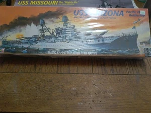 LOT OF 2 SHIPS;U.S.S. ARIZONA,1:426 SCALE, NMIB & USED,U.S.S. MISSOURI... - Picture 1 of 13