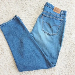 VTG Levi Strauss 545 Loose Denim Jeans Straight Leg Men's 40x34 Grunge Y2K 2001 - Picture 1 of 9