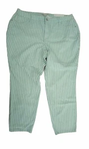 Pantalones al tobillo contemporáneos ajustados Est 1946 20 W, nuevos con etiquetas - Imagen 1 de 5