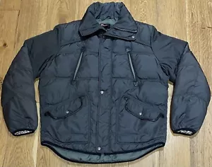 Diesel Mens Vintage 100% Down Feather Military Green Puffer Jacket - Size XL - Picture 1 of 14