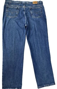Levis 540 Mens Relaxed Fit Jeans Blue Dark Wash 100% Cotton Copper Tab Sz 50x32 - Picture 1 of 8