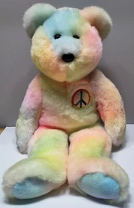 TY Beanie Buddies Peace (versión pastel). 13"." Como nuevo con etiquetas Tush como nuevas. 1999 - Imagen 1 de 5